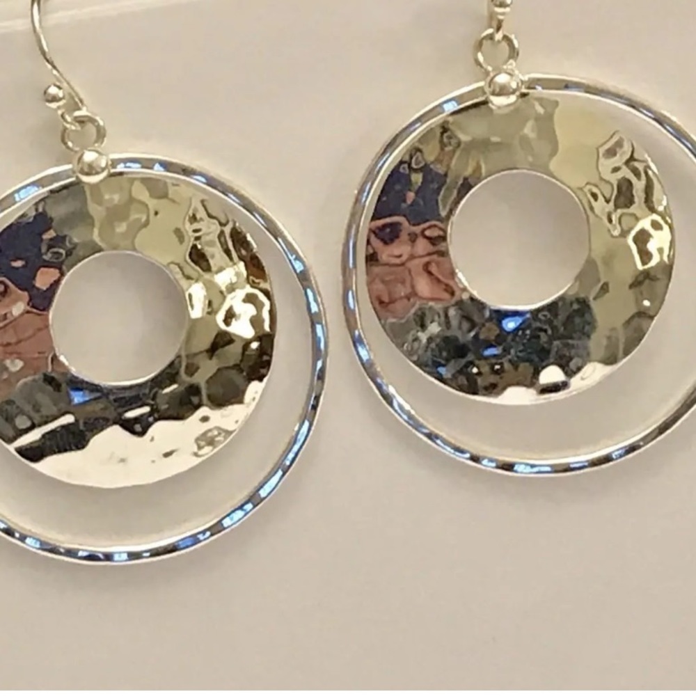 Silpada Vintage Solid Sterling Silver Circled Dro… - image 1